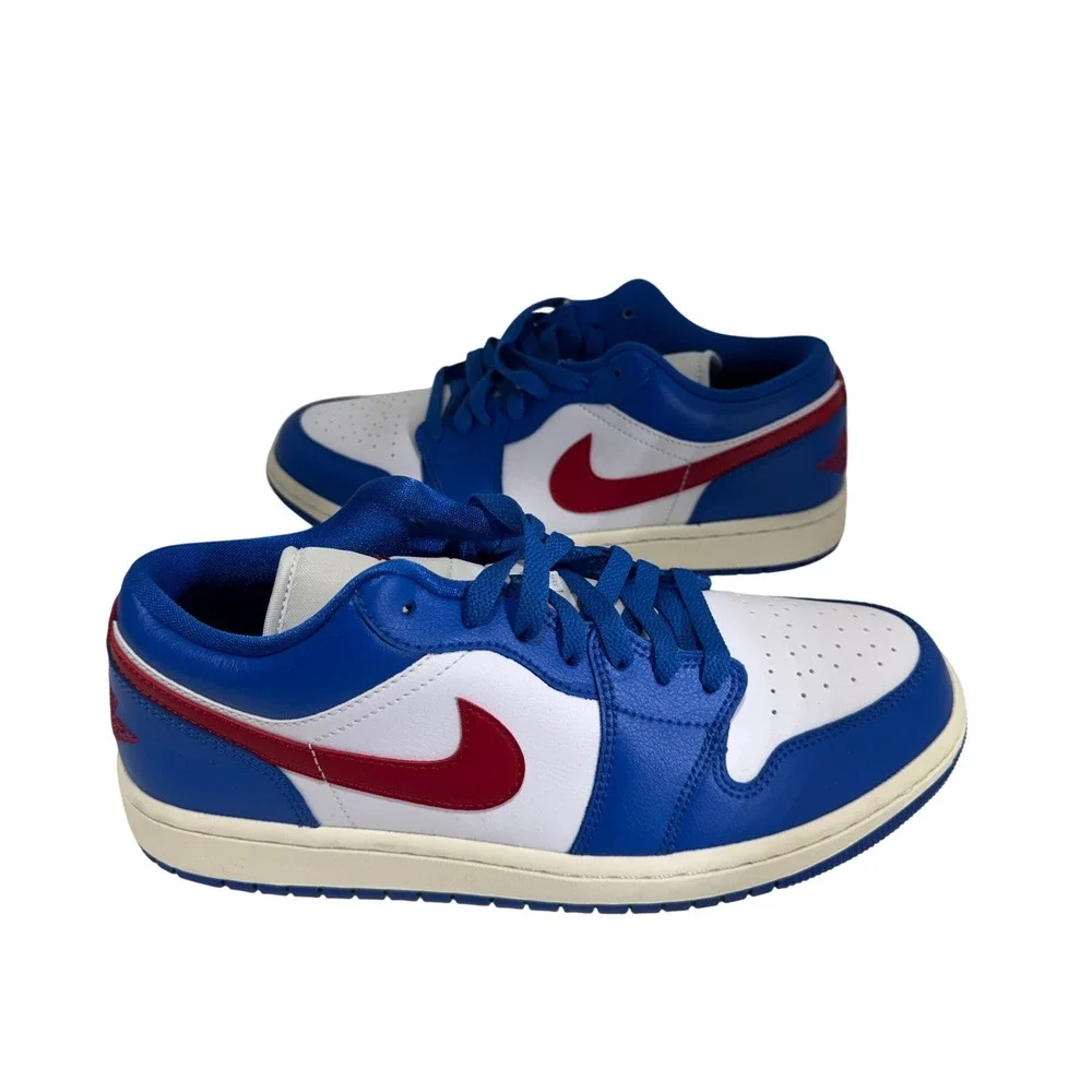 Nike‎ Air Jordan 1 Low Game Royal Sail Gym Red Mens Size 10 DC0774-416